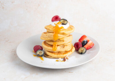 Vegane Süßkartoffel-Pfannkuchen