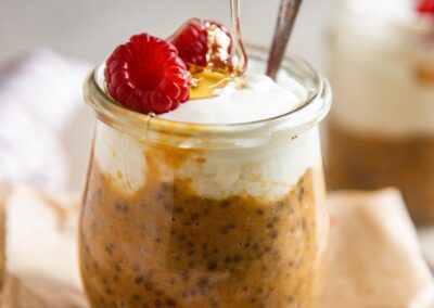 Süßkartoffel Chia Pudding