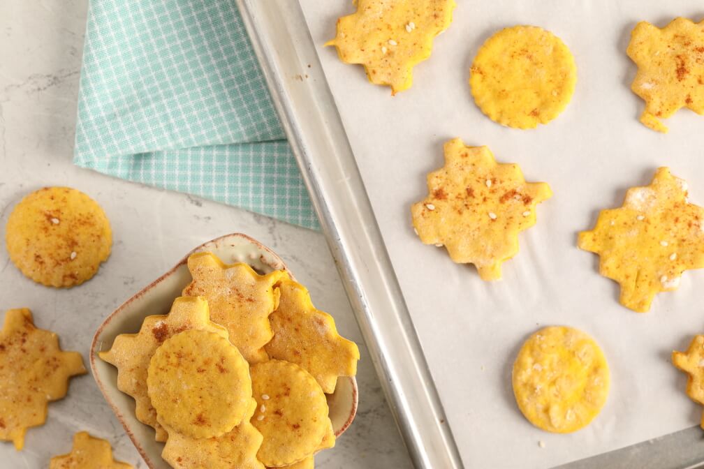 Sweetpotato Crackers