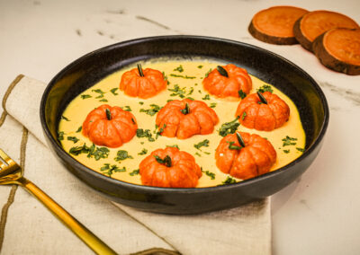 Süßkartoffel ‚Kürbis‘ Gnocchi