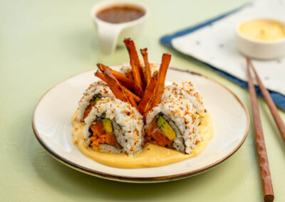 Das Süßkartoffel-Kind O’Mine Sushi-Rollen