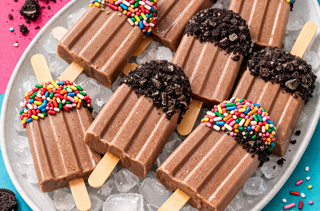 Süßkartoffel-Schokoladen-Fudgsicles